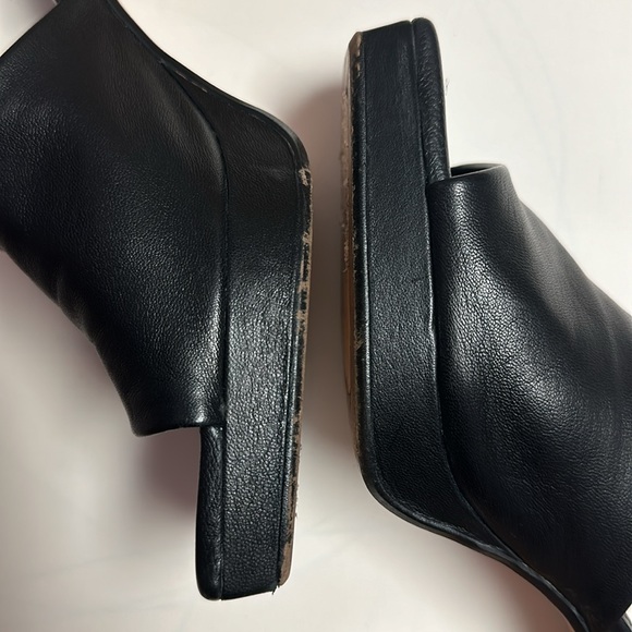 Zara Leather Black Heels - Picture 7 of 12